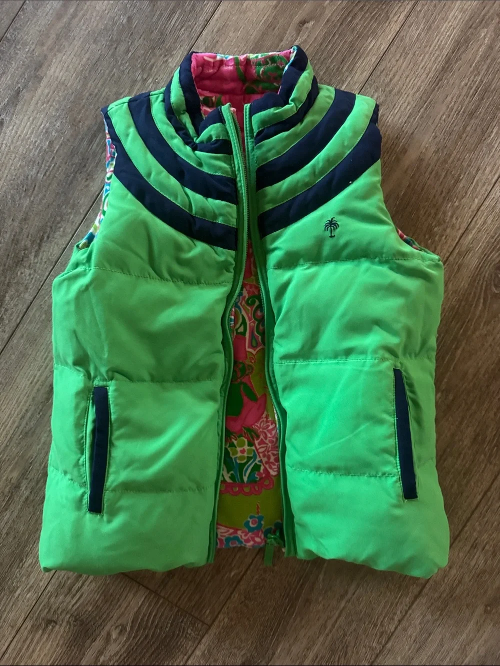 Lilly Pulitzer Reversible Down Vest